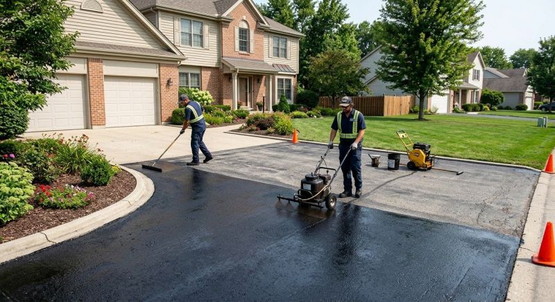 Asphalt Driveway Sealing in Columbus, OH