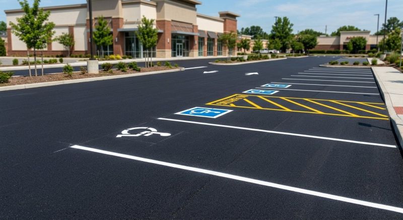 Asphalt Marking in Lawrenceville, GA