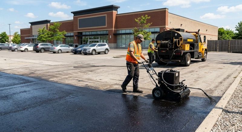 Commercial Parking Lot Sealing in Sarasota, FL