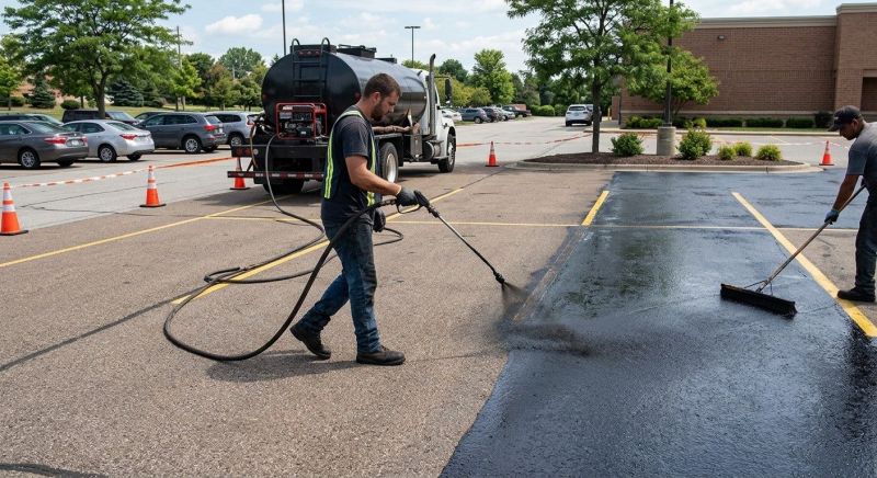 Parking Lot Sealcoating in Fort Collins, CO