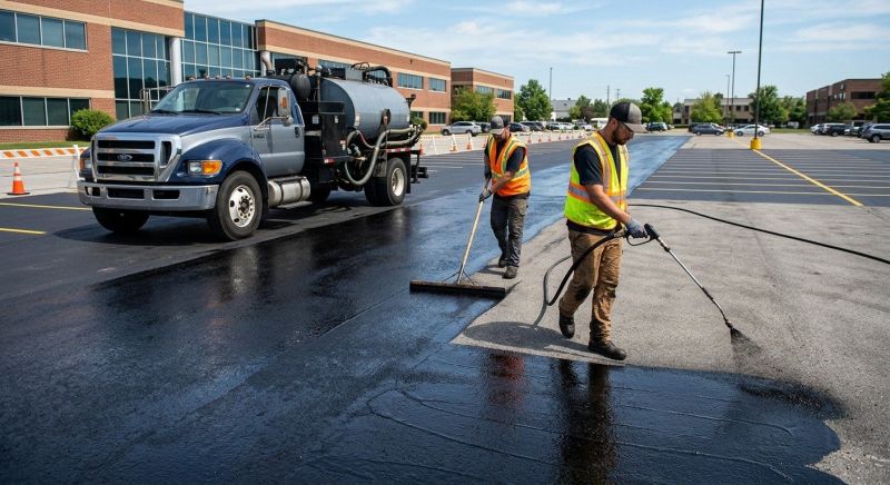 Asphalt Parking Lot Sealing in Columbus, OH