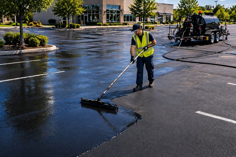 Asphalt Parking Lot Sealing in Miami Dade County, FL