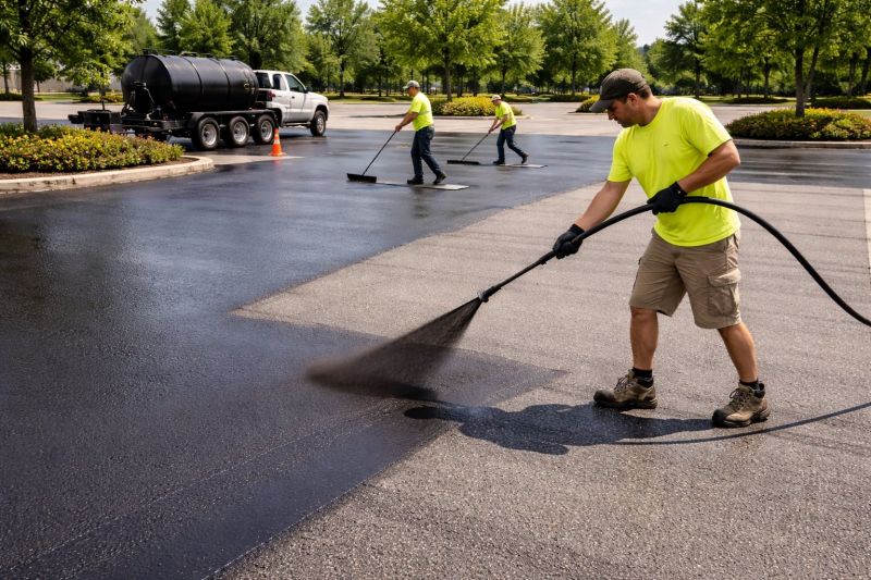 Asphalt Parking Lot Sealing in Tampa, FL