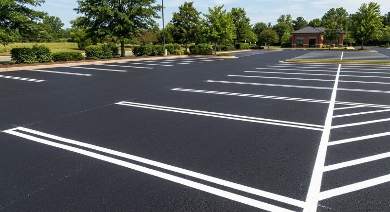 Asphalt Striping in Alpharetta, GA