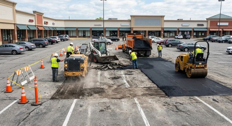 Church Parking Lot Repair in Conway, AR