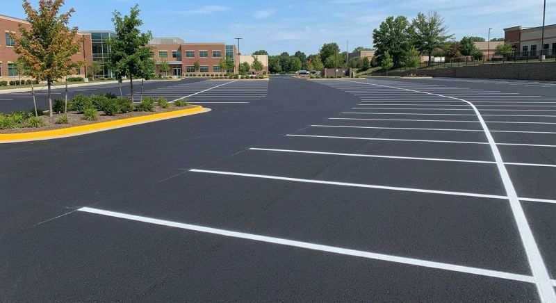 Church Parking Lot Striping in Lawrenceville, GA