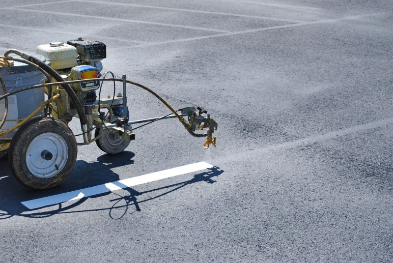 Commercial Asphalt Painting in Suwanee, GA