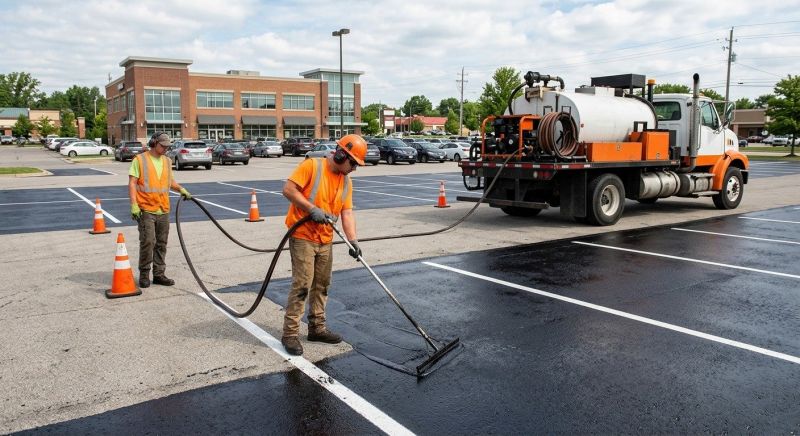 Commercial Parking Lot Sealing in San Antonio, TX