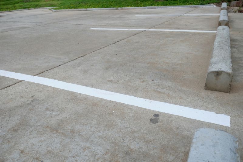 Concrete Parking Lot Striping in Alpharetta, GA
