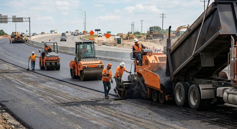 Industrial Asphalt Paving in Orange County, CA