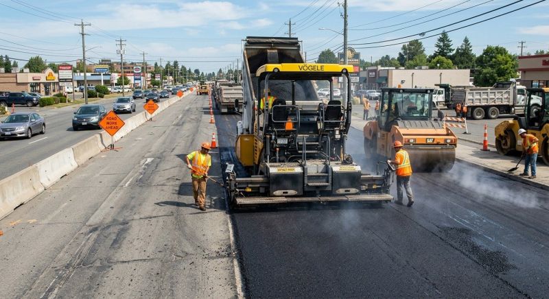 Industrial Asphalt Paving in Los Angeles, CA