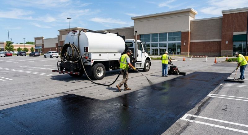 Lot Sealcoating in San Antonio, TX