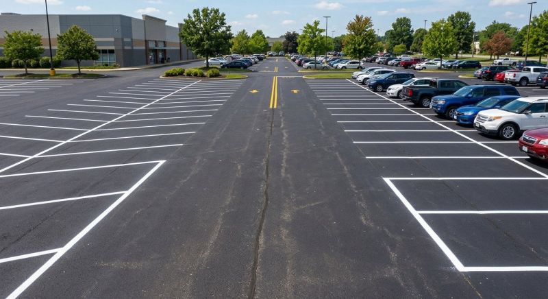 Parking Line Painting in Alpharetta, GA