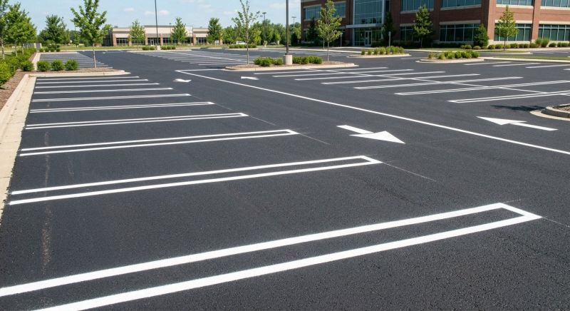 Parking Lot Painting in Roswell, GA