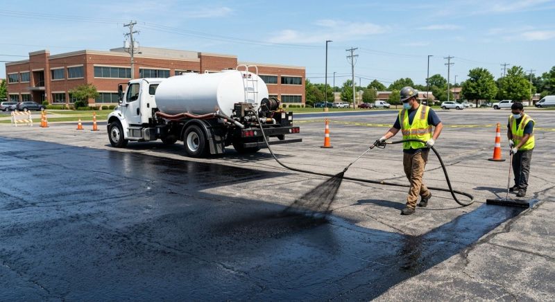 Parking Lot Sealcoating in Denver, CO