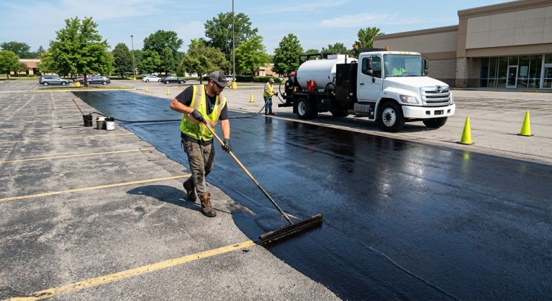 Parking Lot Sealcoating in Sarasota, FL