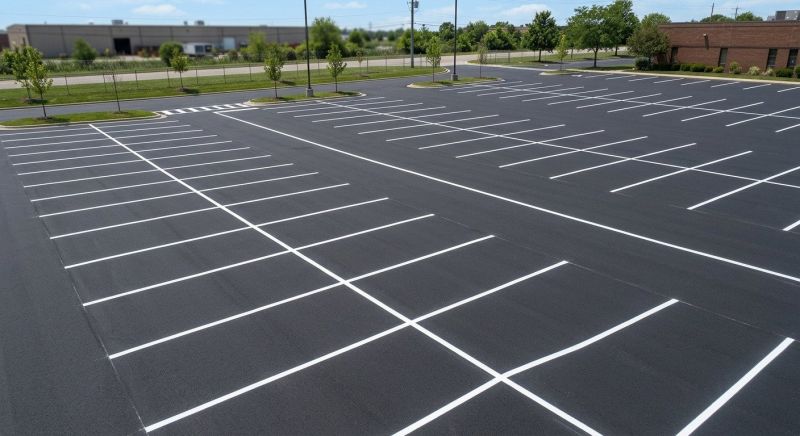 Parking Lot Striping in Roswell, GA