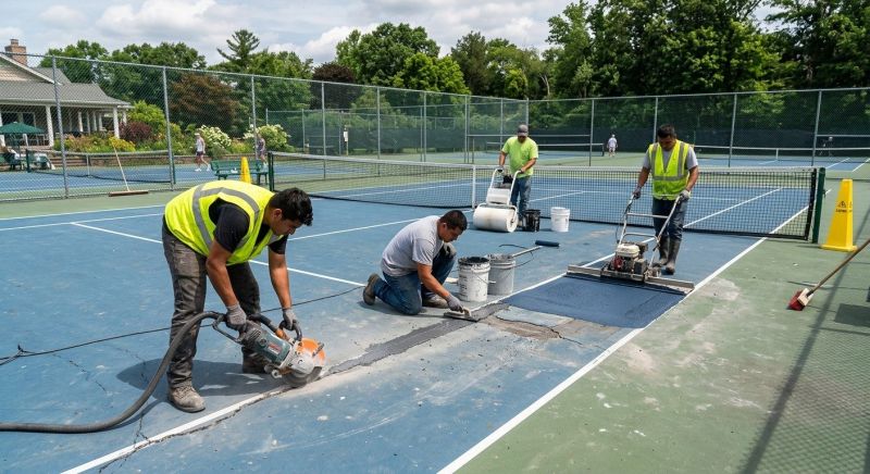 Sports Court Resurfacing in Grand Rapids, MI